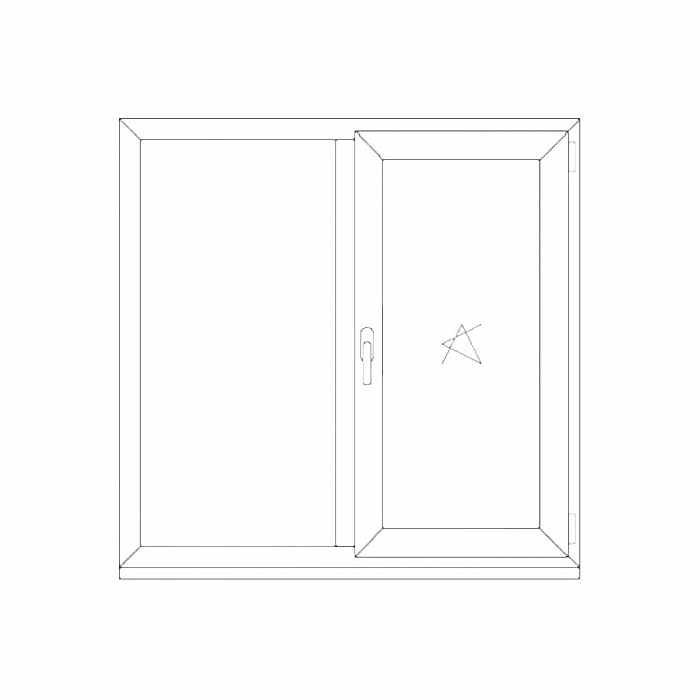 Окна Rehau размер  Rehau Constanta 1200×1400мм